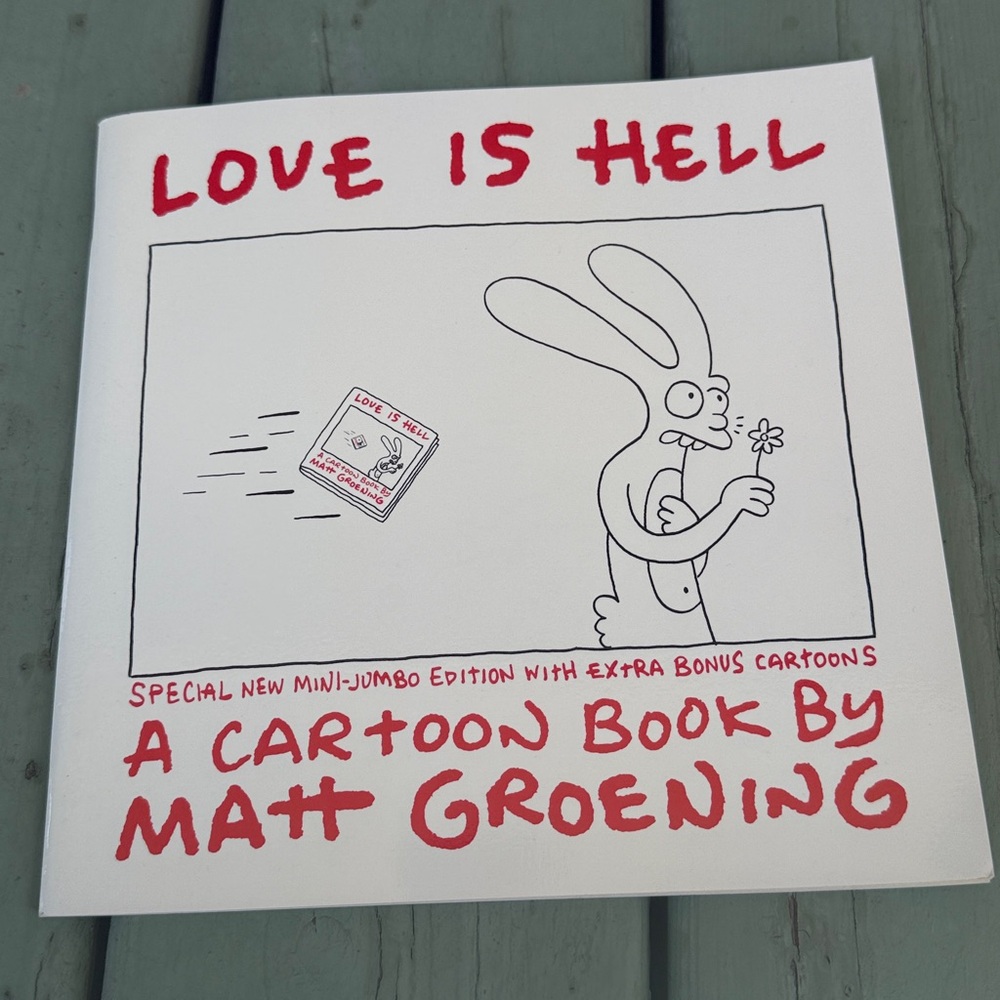 Love Is Hell by Matt Groening – Mini-Jumbo Cartoon Book – Vintage Humor